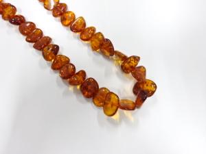 琥珀　ネックレス